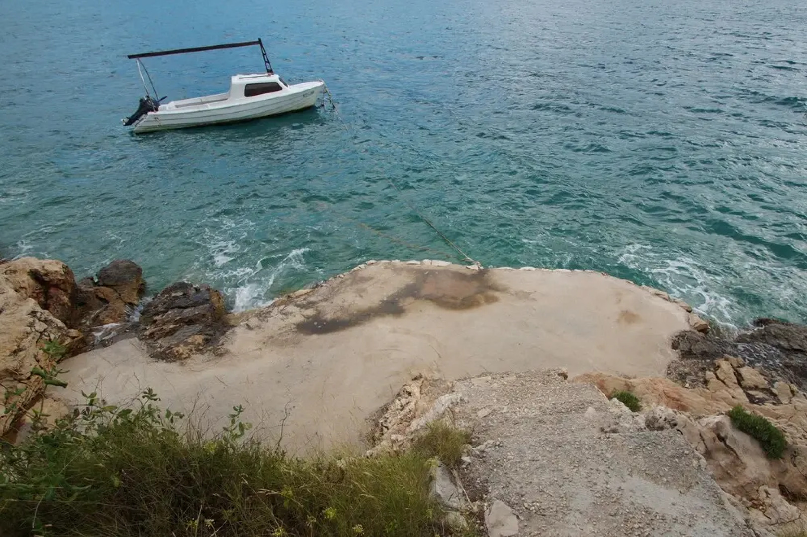 Apartment in Tri Porte (Potirna) with sea view, terrace, air conditioning, WiFi (39-2)