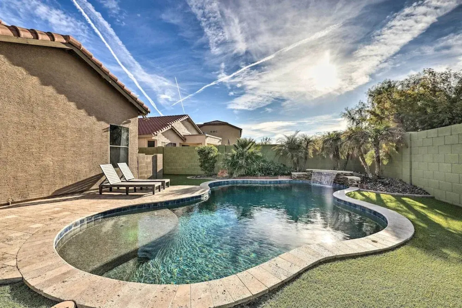 Sun-dappled Goodyear Home: Fire Pit, Pool, Patio