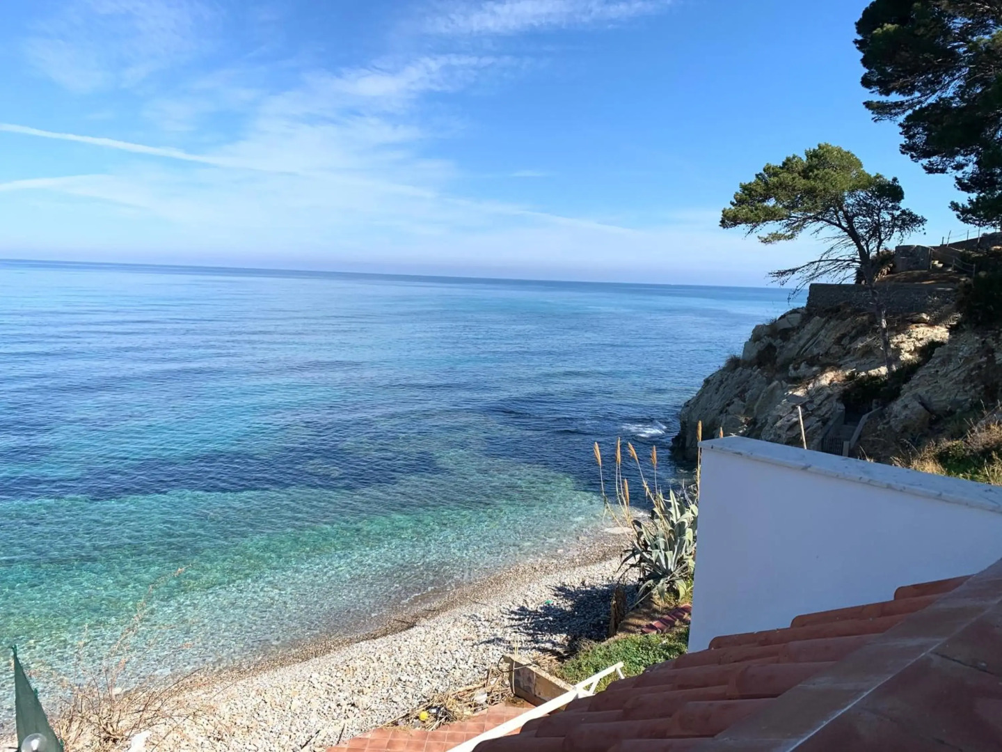 Sfondo Blu Villa sul mare