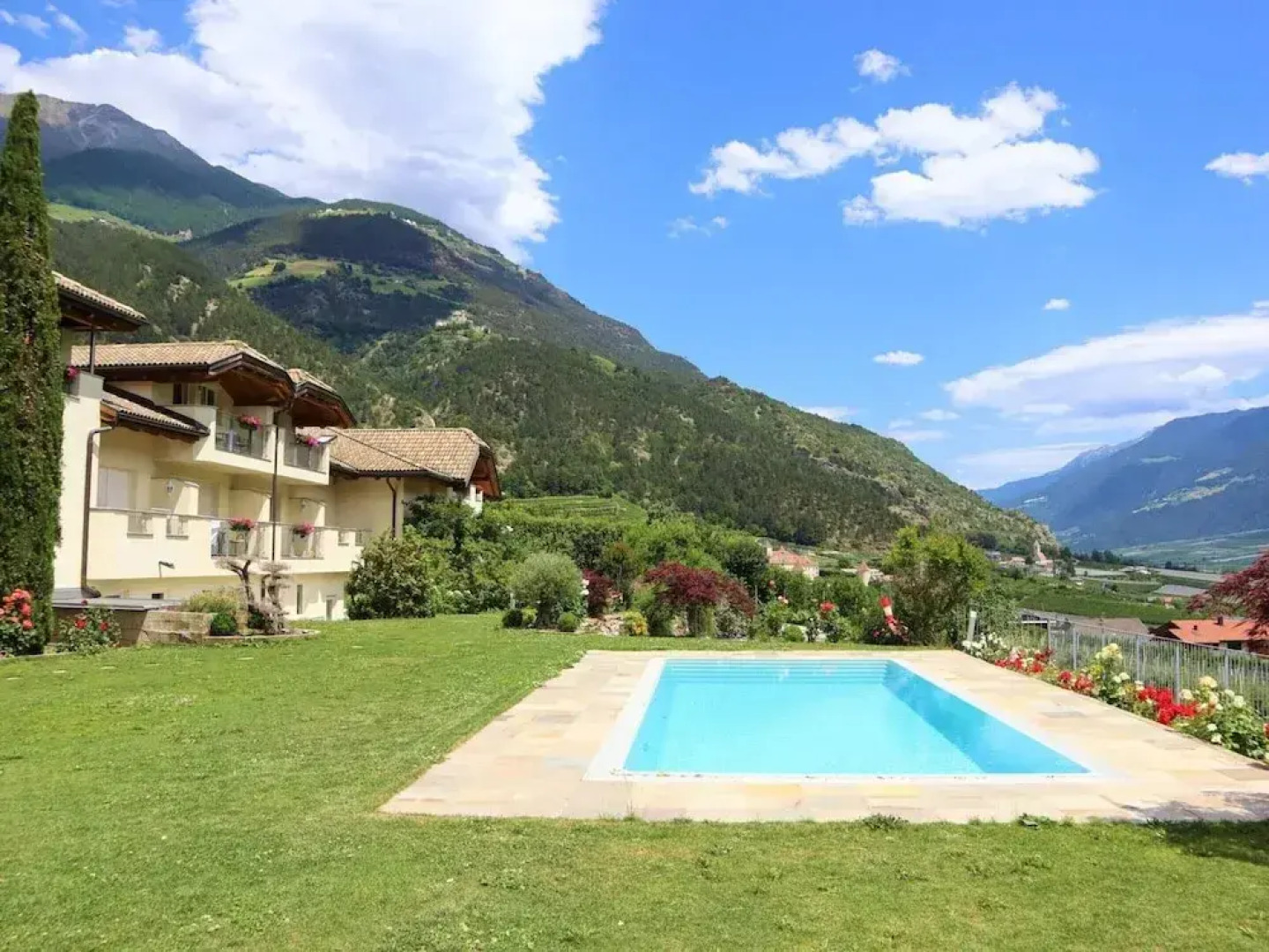 Apartment in Goldrain With Pool & Mountain Views