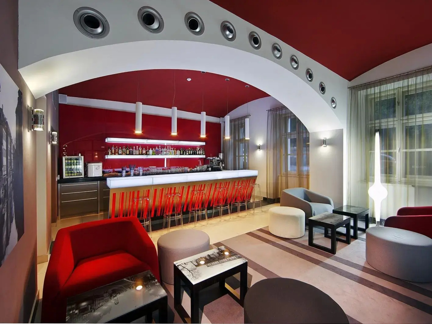 Red and Blue Design Hotel Prague