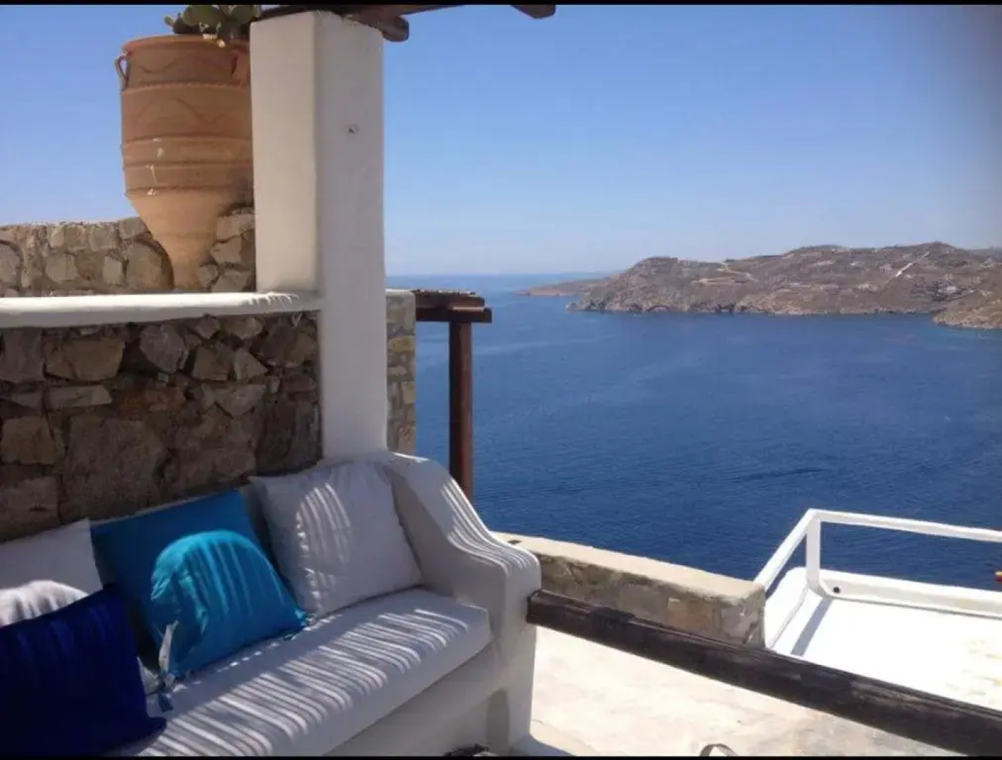 Mykonos studio with sea view