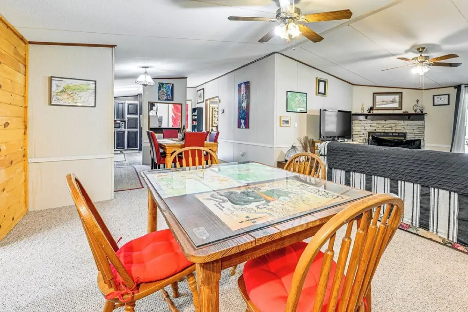 Fire Pit & Decks: Creekside Cabin in Robbinsville