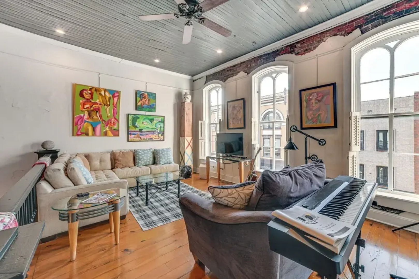 Steps to Historic Riverfront: Chic Dtwn Condo!