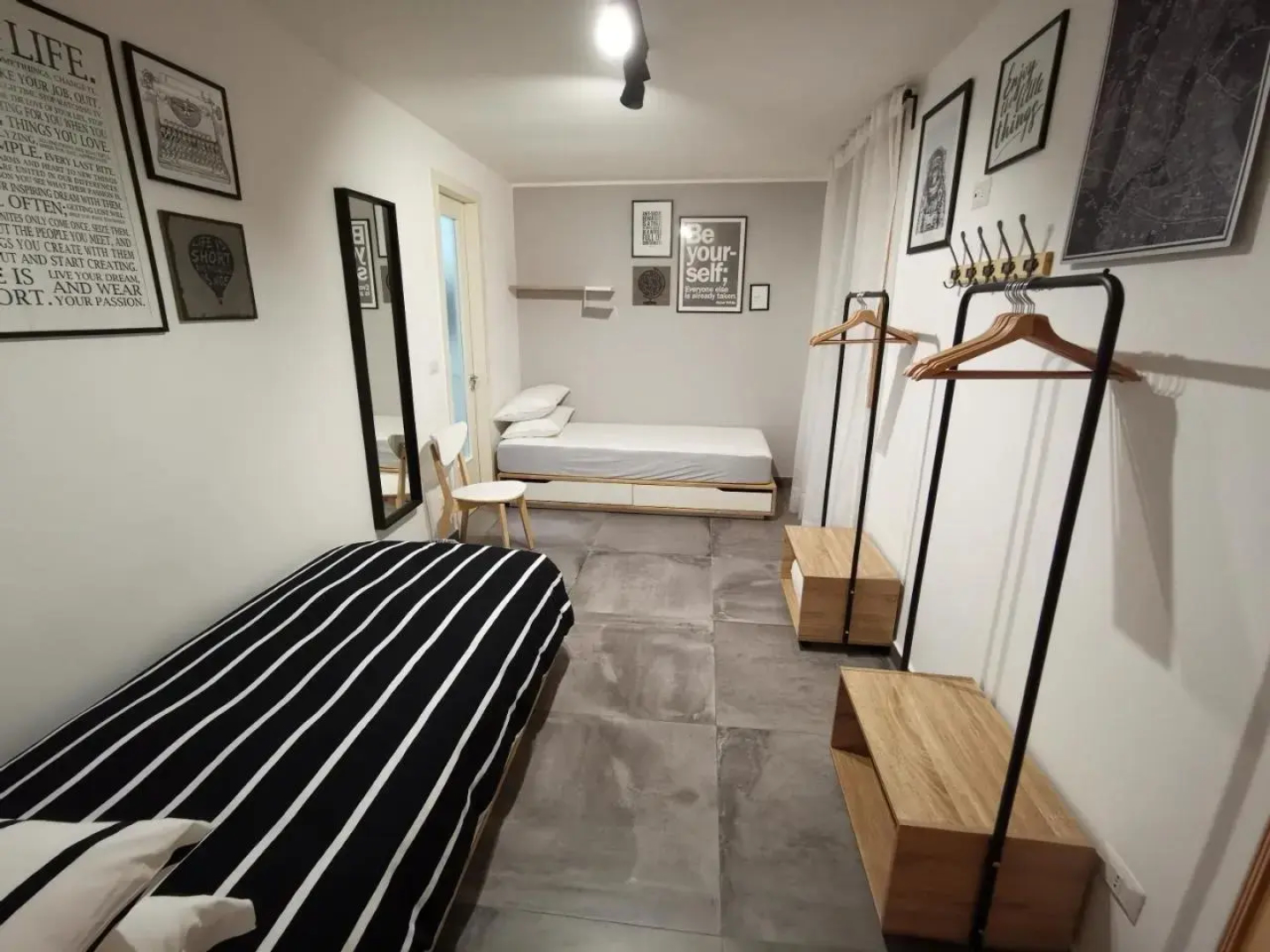 The black dog house