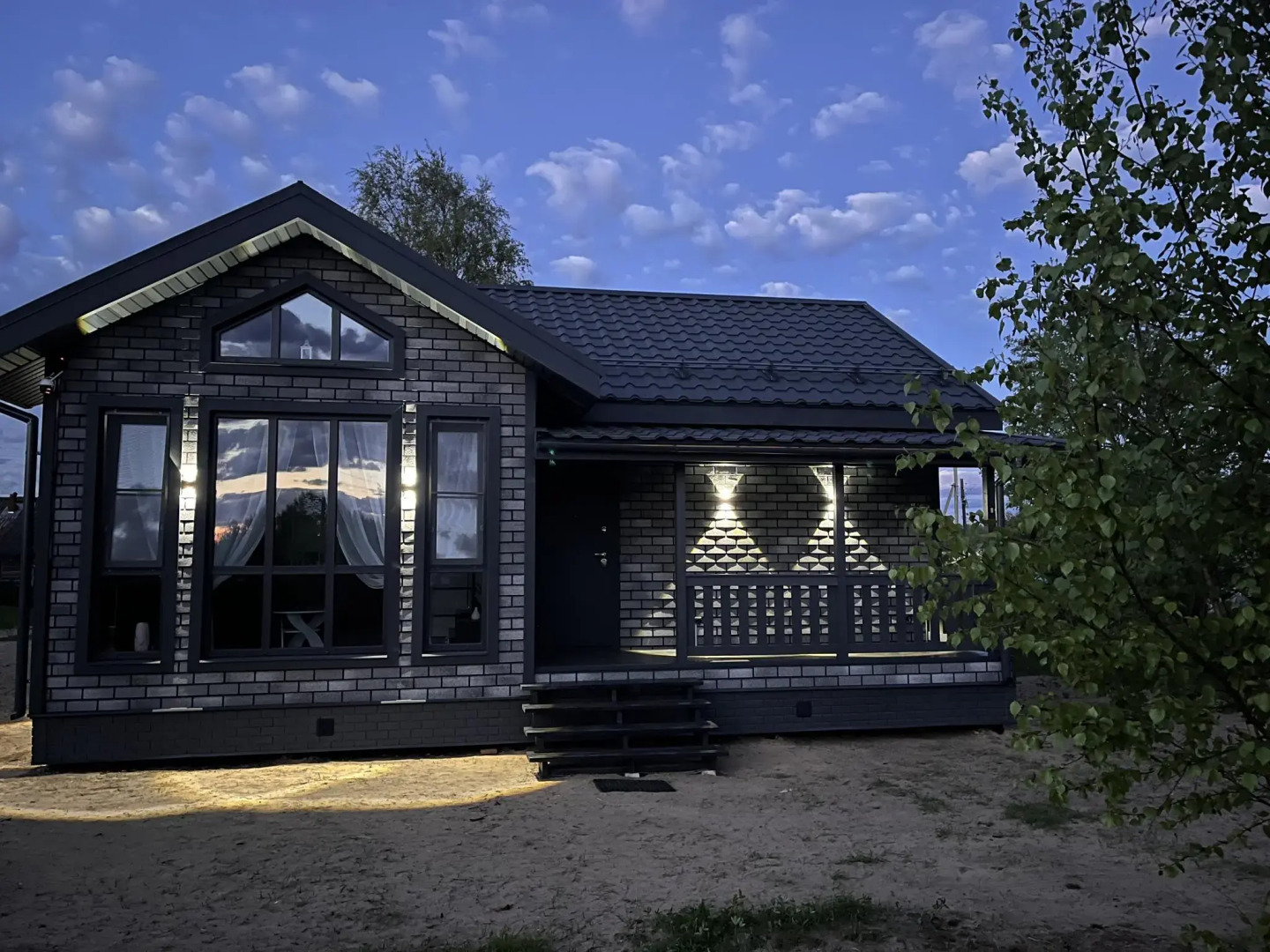 Дом с панорамными окнами