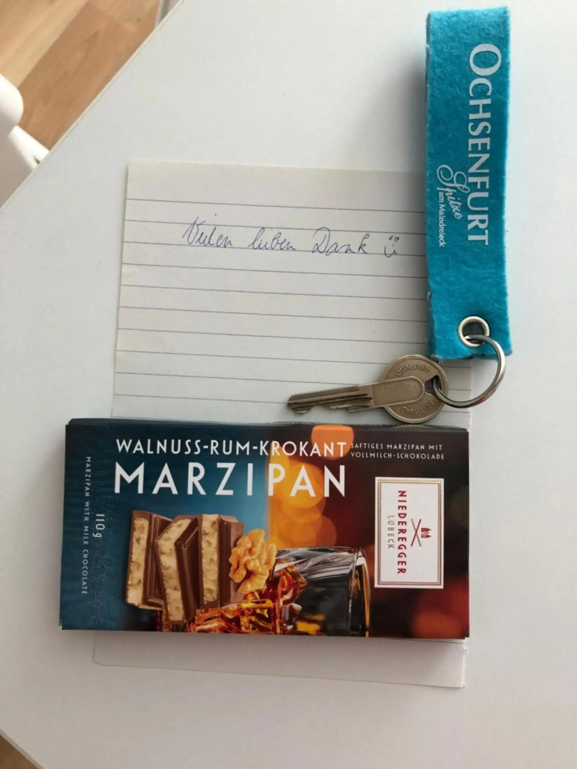 Studio Ochsenfurt mit sonnigem Balkon