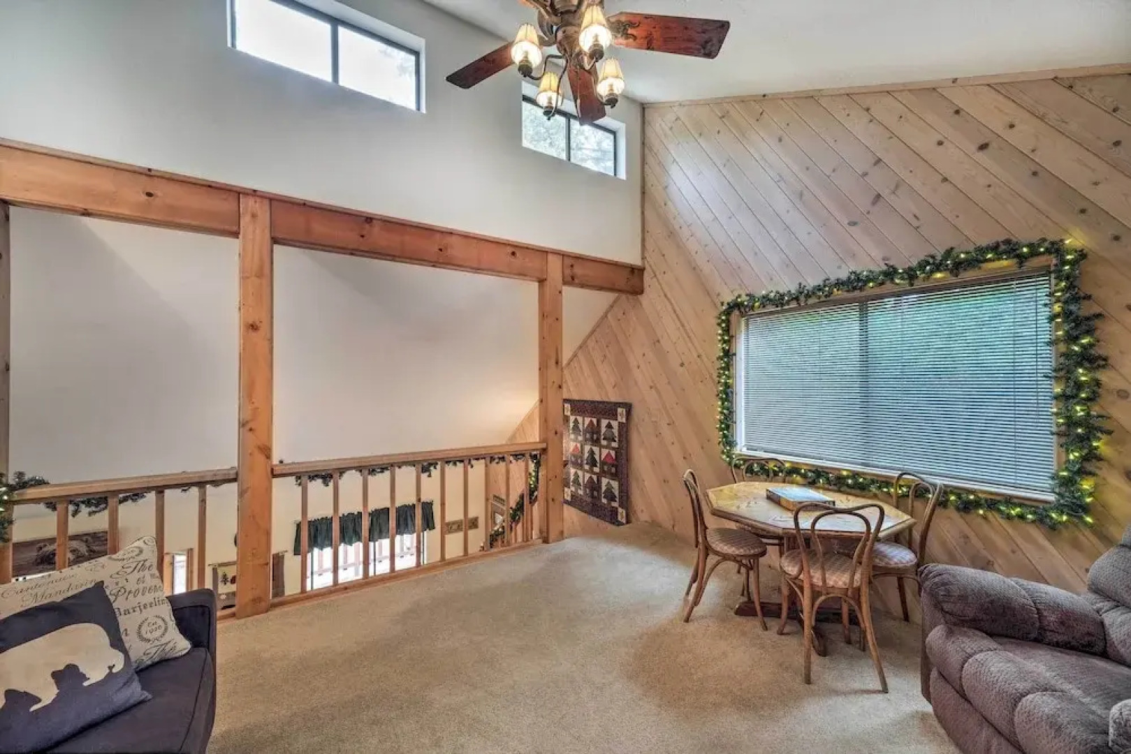 Game Room & Deck: Pet-friendly Camp Connell Cabin