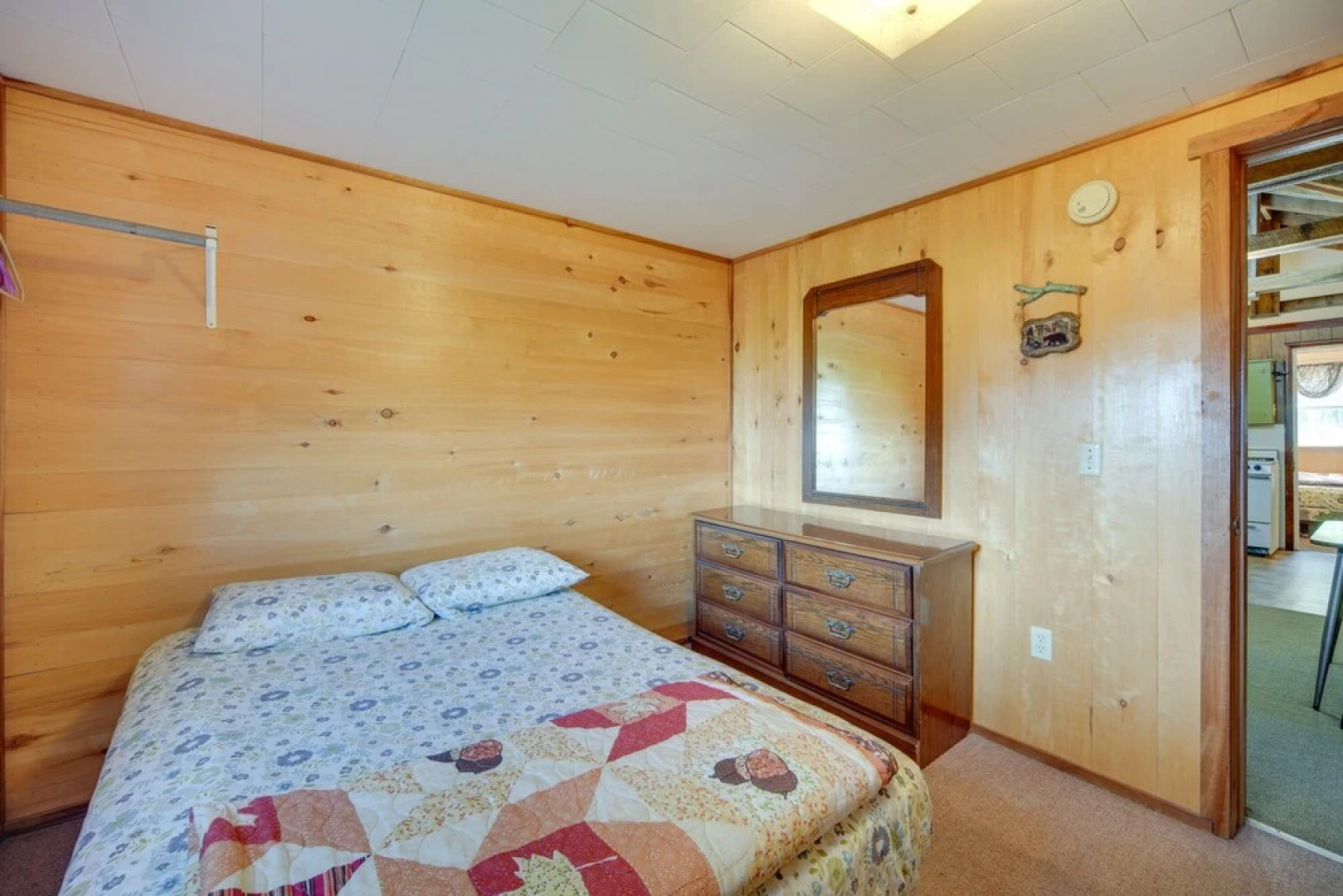 Stone Lake Cabin w/ Private Deck & Fire Pit!