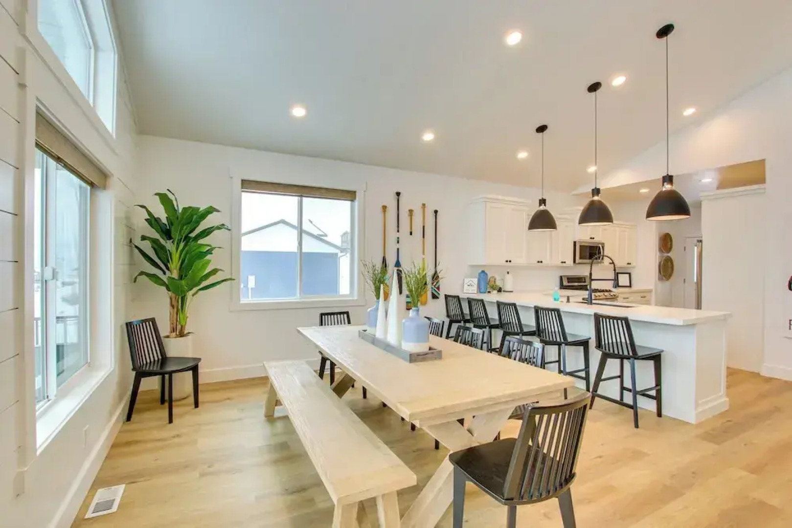 Pool Access & Lake Views: Modern Garden City Home