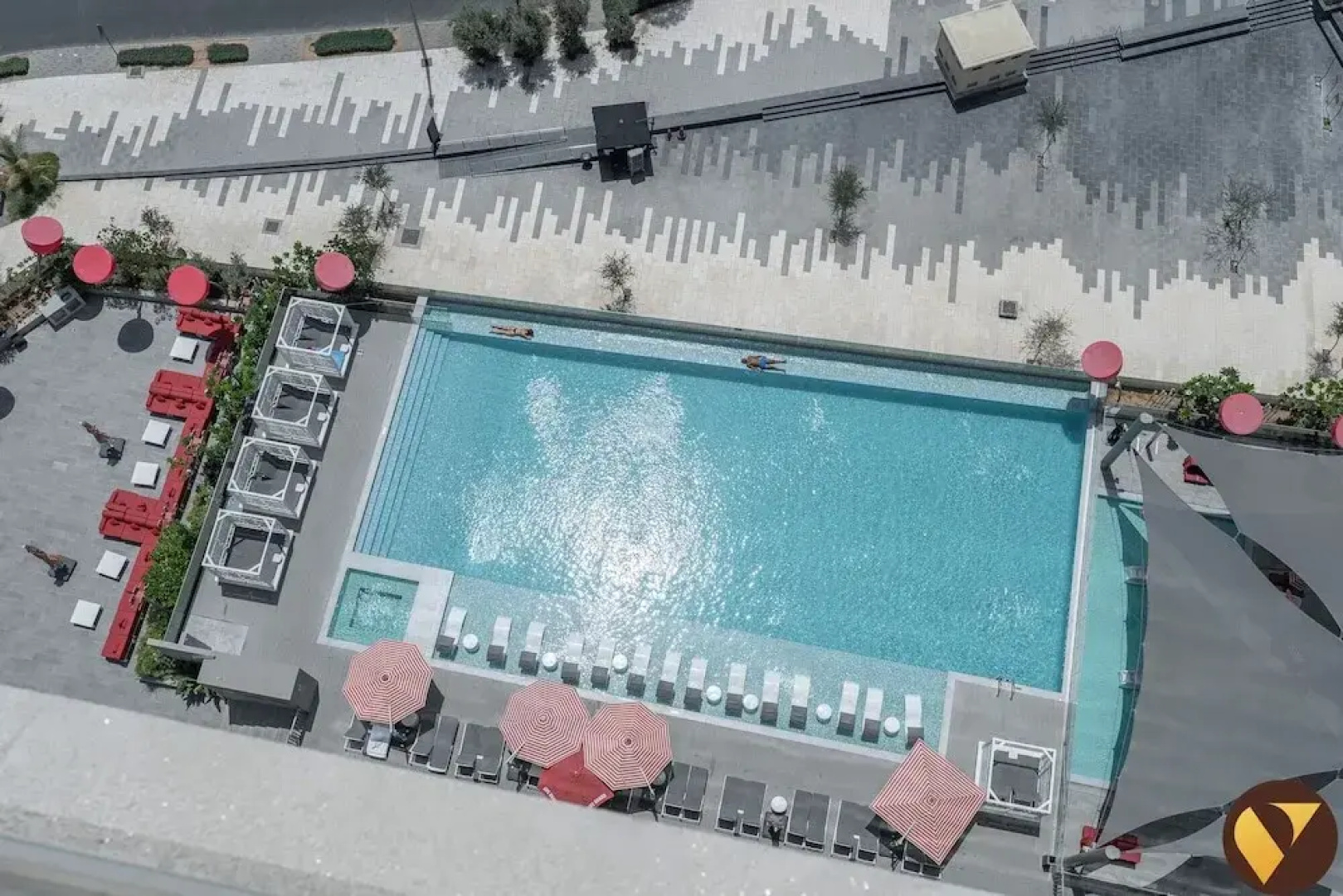 MAG318 Lux Burj Khalifa Walk Pool View