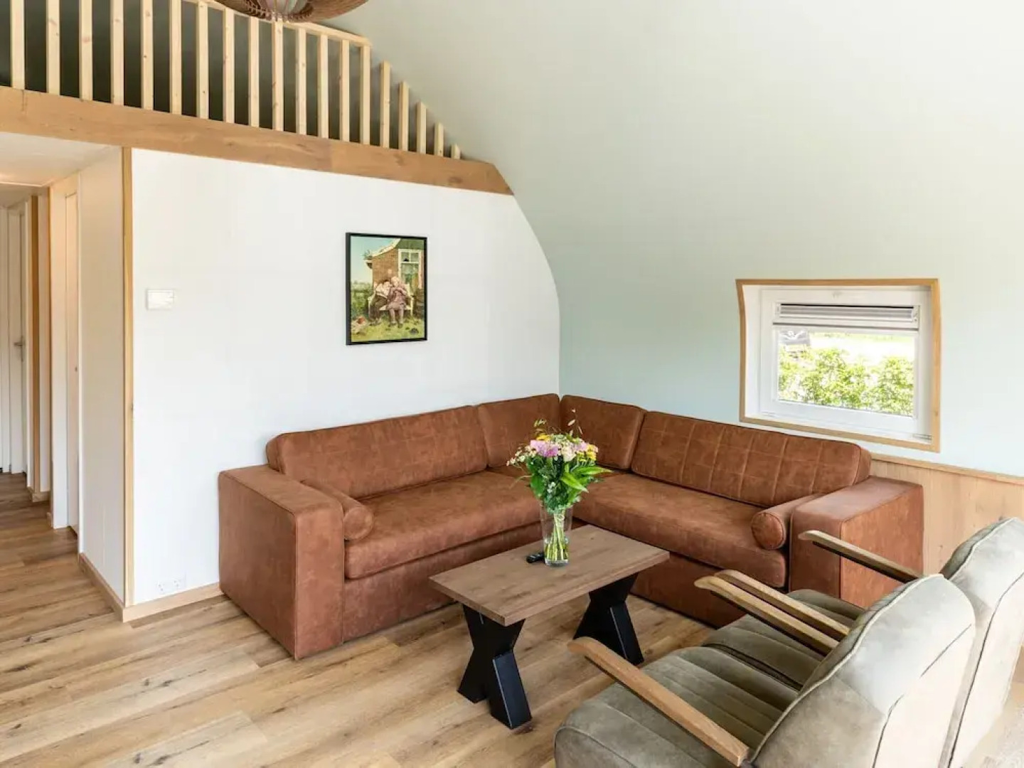 House With a Terrace on the Edge of the Forest