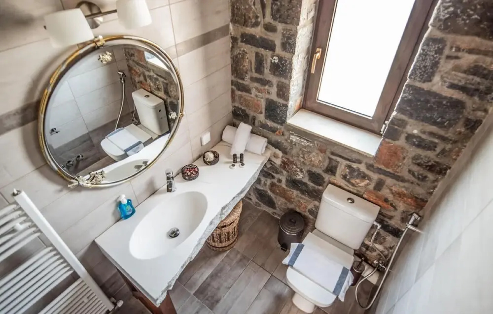 Amazing Home in Milatos with Hot Tub, Sauna & WiFi