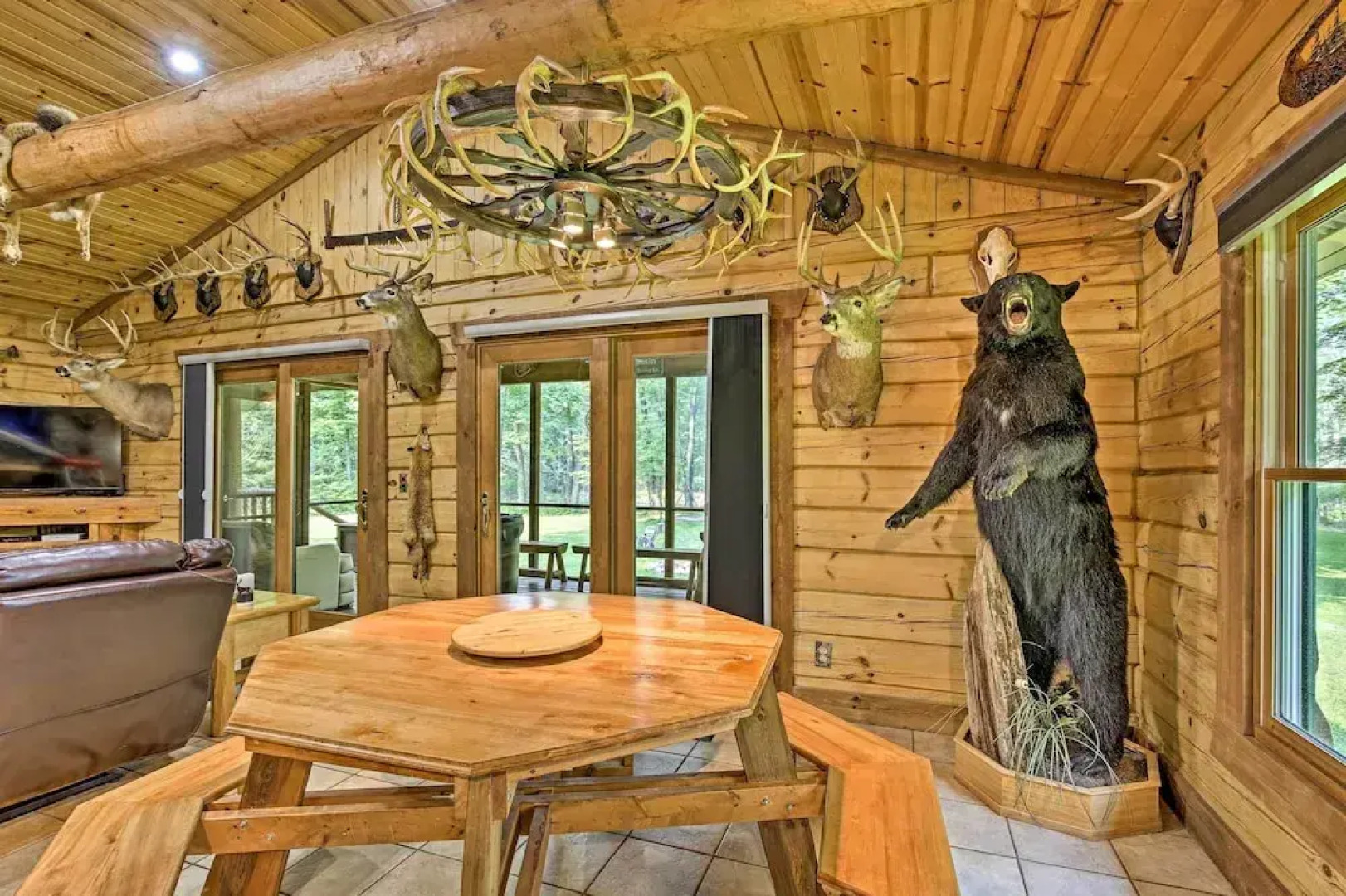 Scenic Cabin on 2 Acres Near Lake Holcombe Marina!