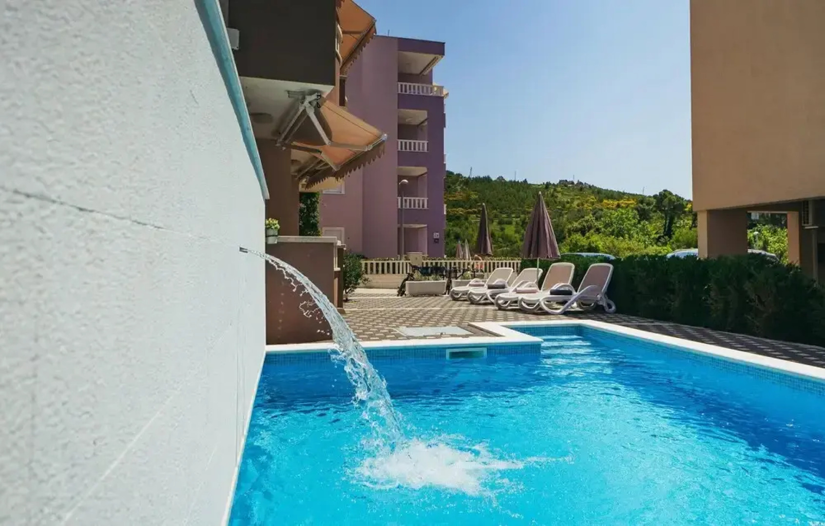 Nice Apartment in Promajna With Wifi, Outdoor Swimming Pool and Swimming Pool