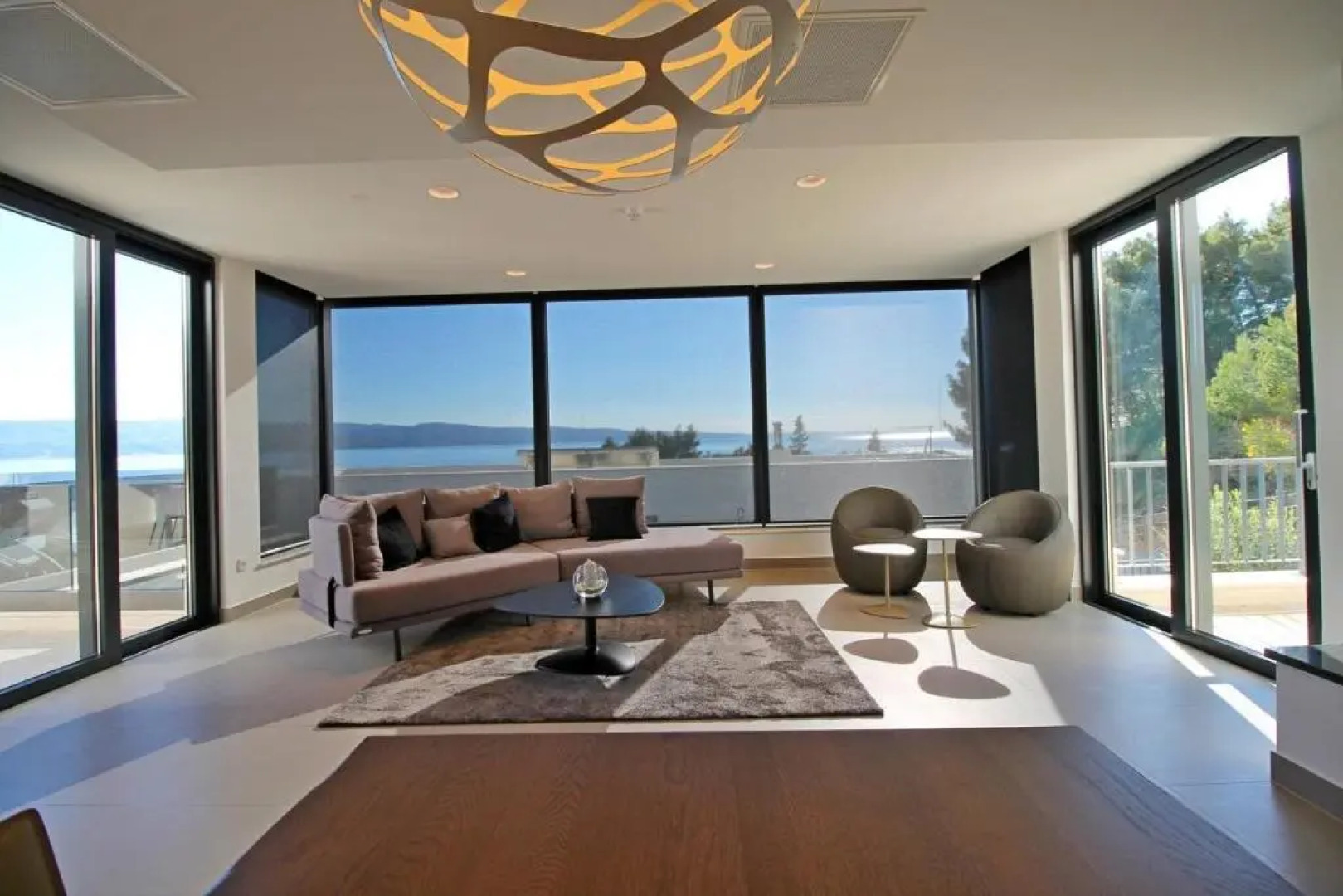 Luxury, seafront Villa IVAN with heated pool only 100m from beach