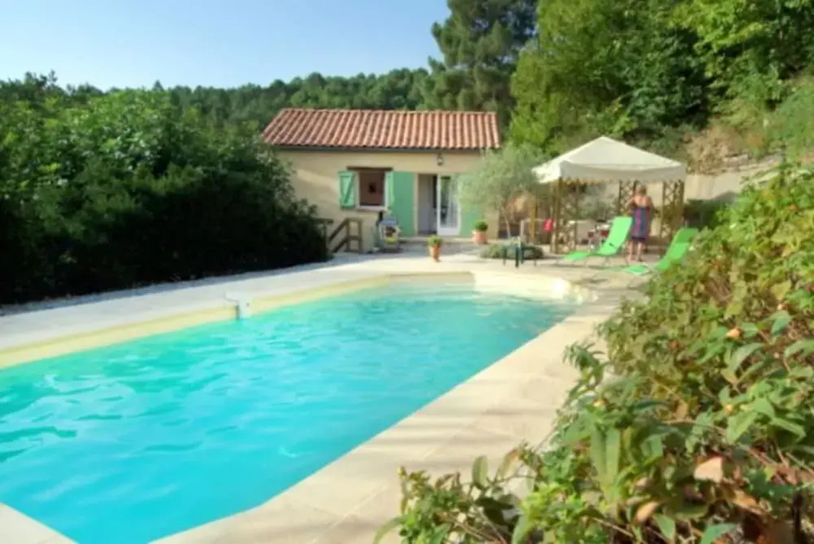 Terrisse - Villa en location pour les vacances piscine privée au coeur des Cévennes - Gard - Sud de la France Villa 2