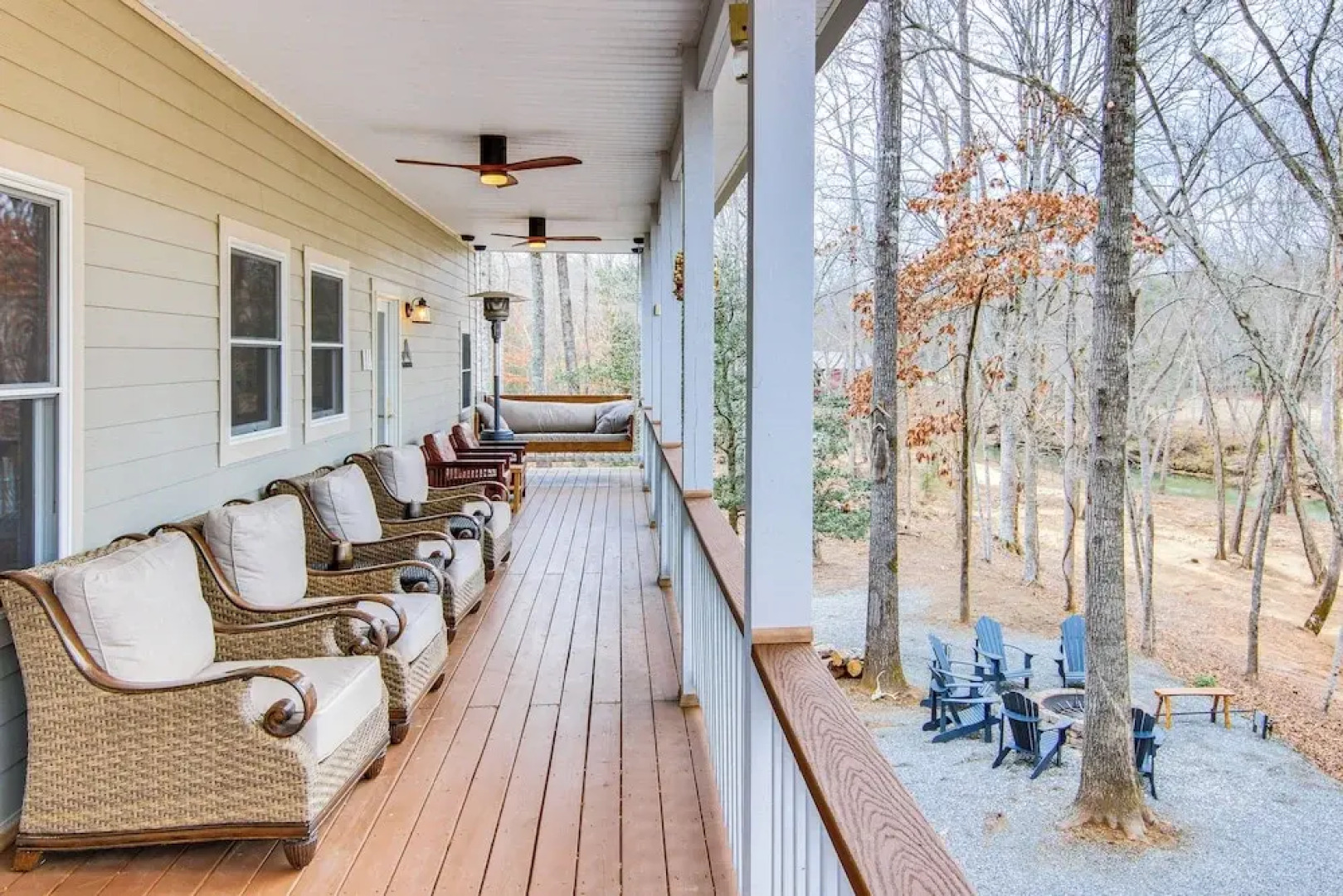 Riverfront Lake Lure Lodge w/ Deck on 13 Acres