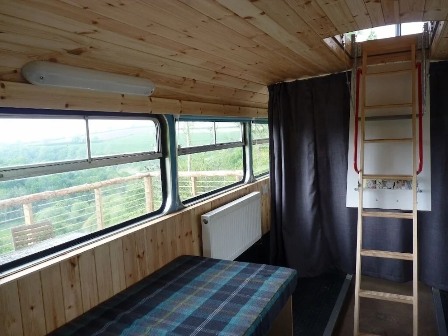 Ceridwen Glamping, Double decker Bus and Yurts