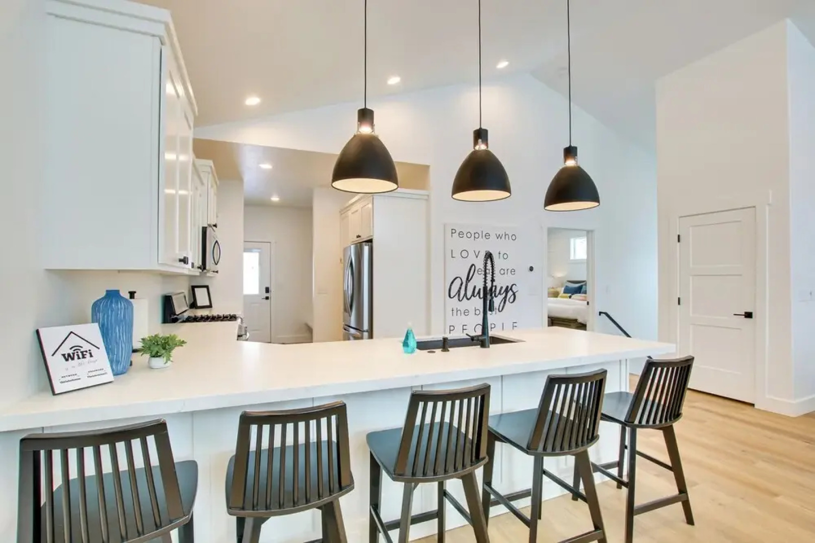 Pool Access & Lake Views: Modern Garden City Home