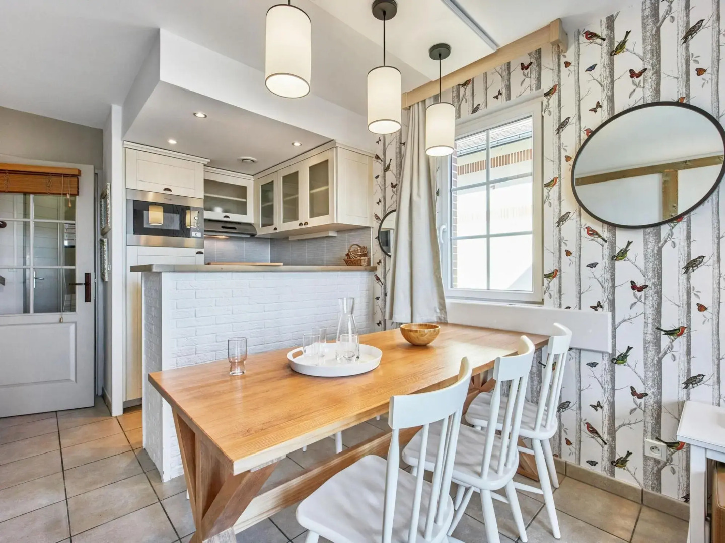 terraced house in Résidence & Spa with common pool and sauna, Houlgate