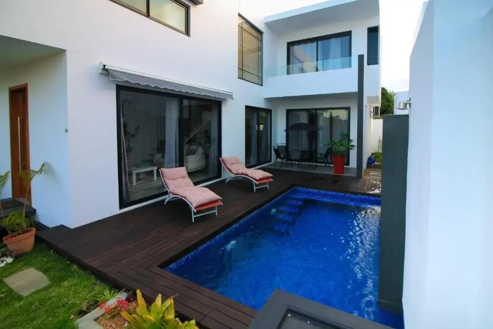 Villa Grain de café, 3 chambres piscine accès plage