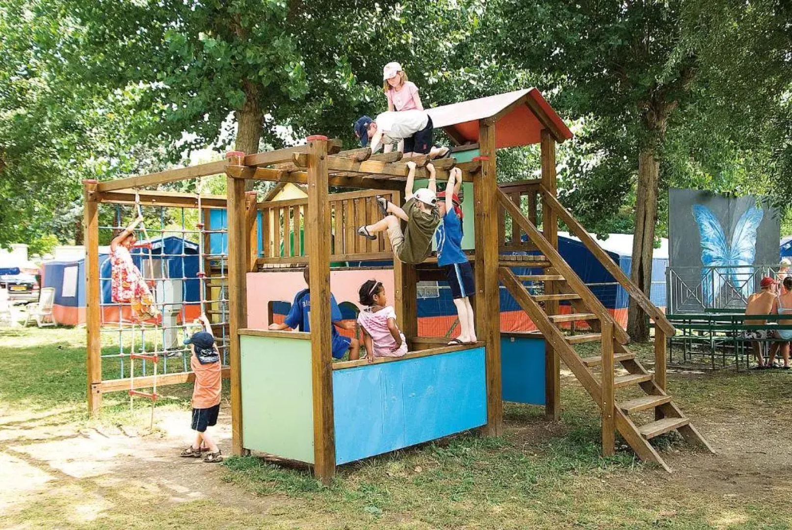 Happy Camp mobile homes in Butterfly Camping Village