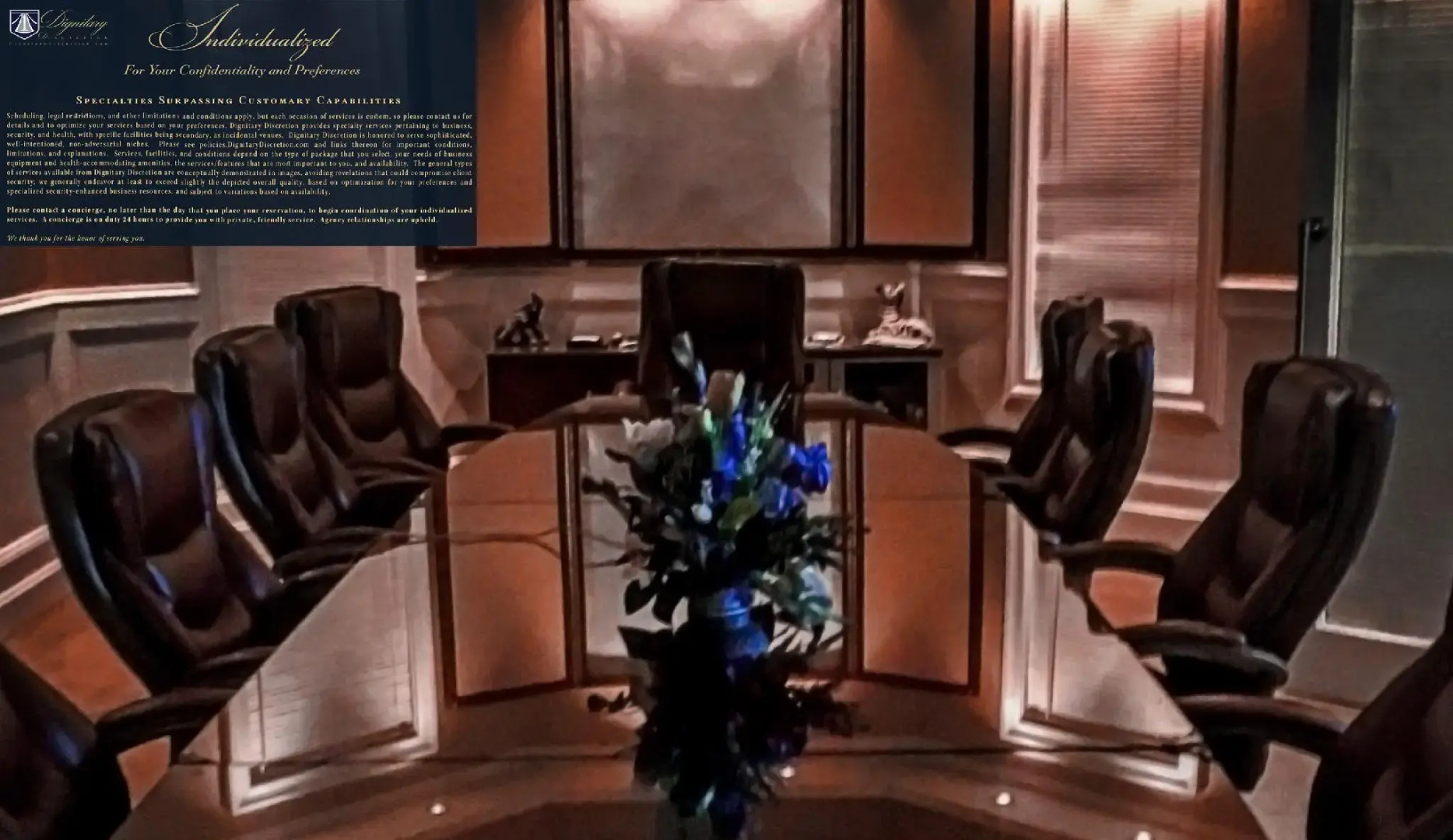 Dignitary Discretion Newport Beach