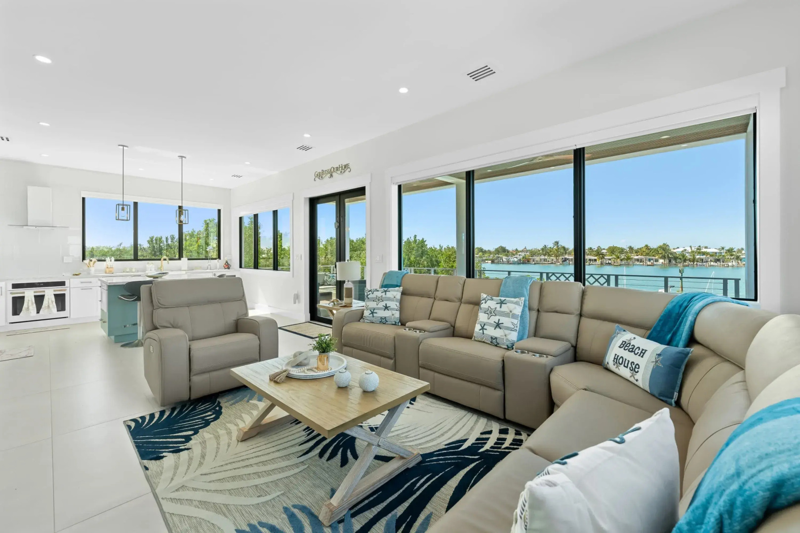 Luxury Seaside Escape Pool Dock Scenic Views