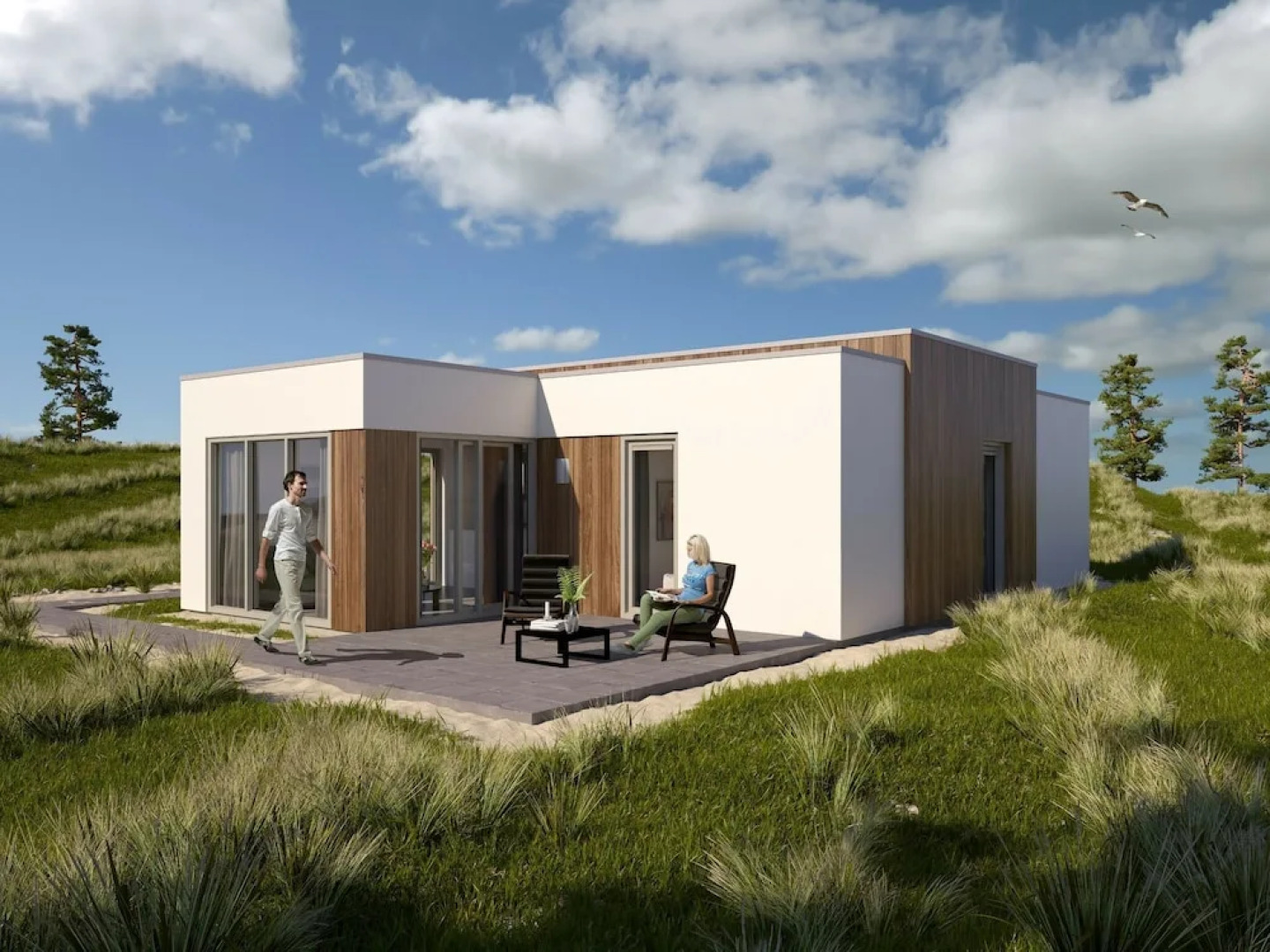 Bungalow at Nieuwvliet Bad Beach Resort