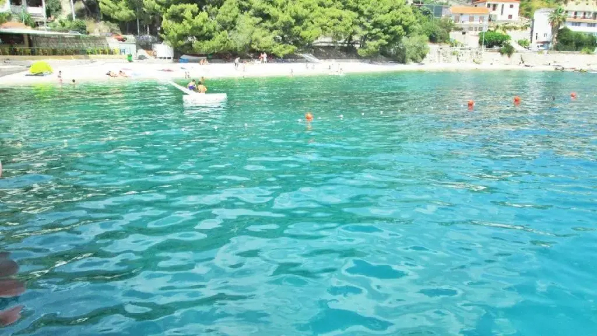 20 meters from the beach