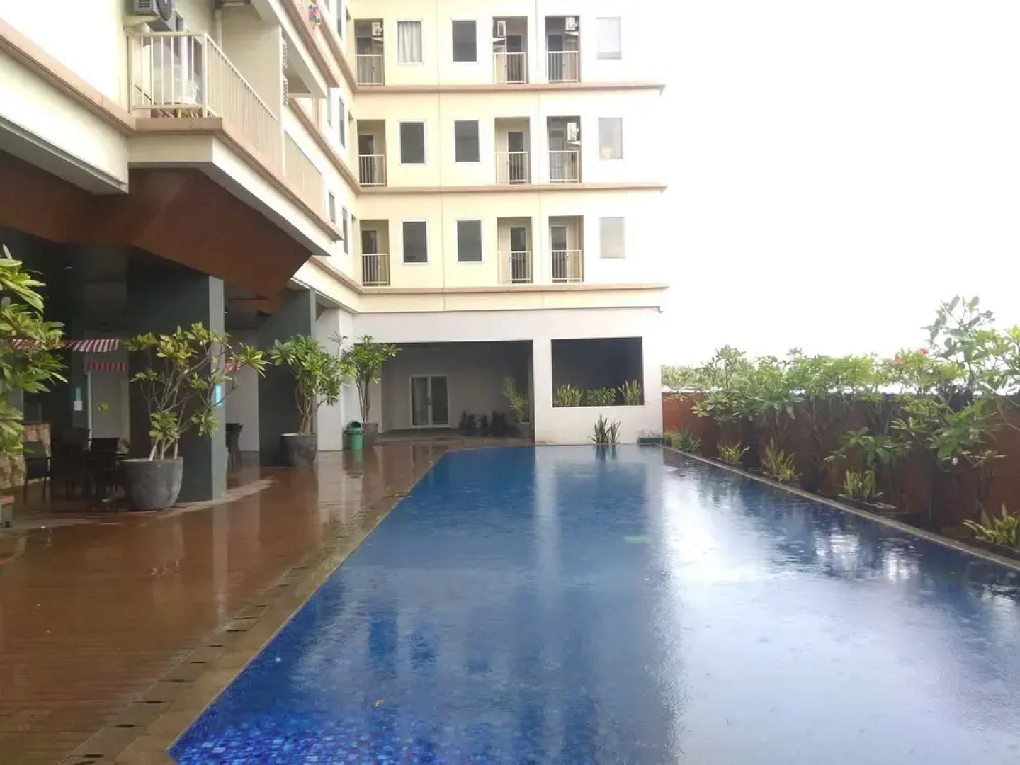 Modern Style Studio Tamansari Mahogany Apartment with City View