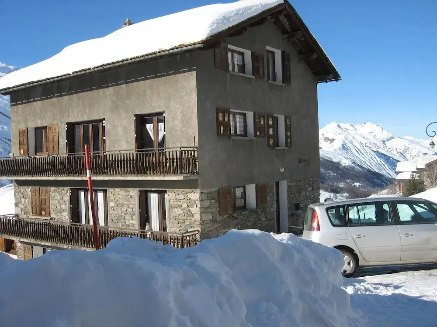 Apartment With 3 Bedrooms in Les Ménuires, With Wonderful Mountain Vie