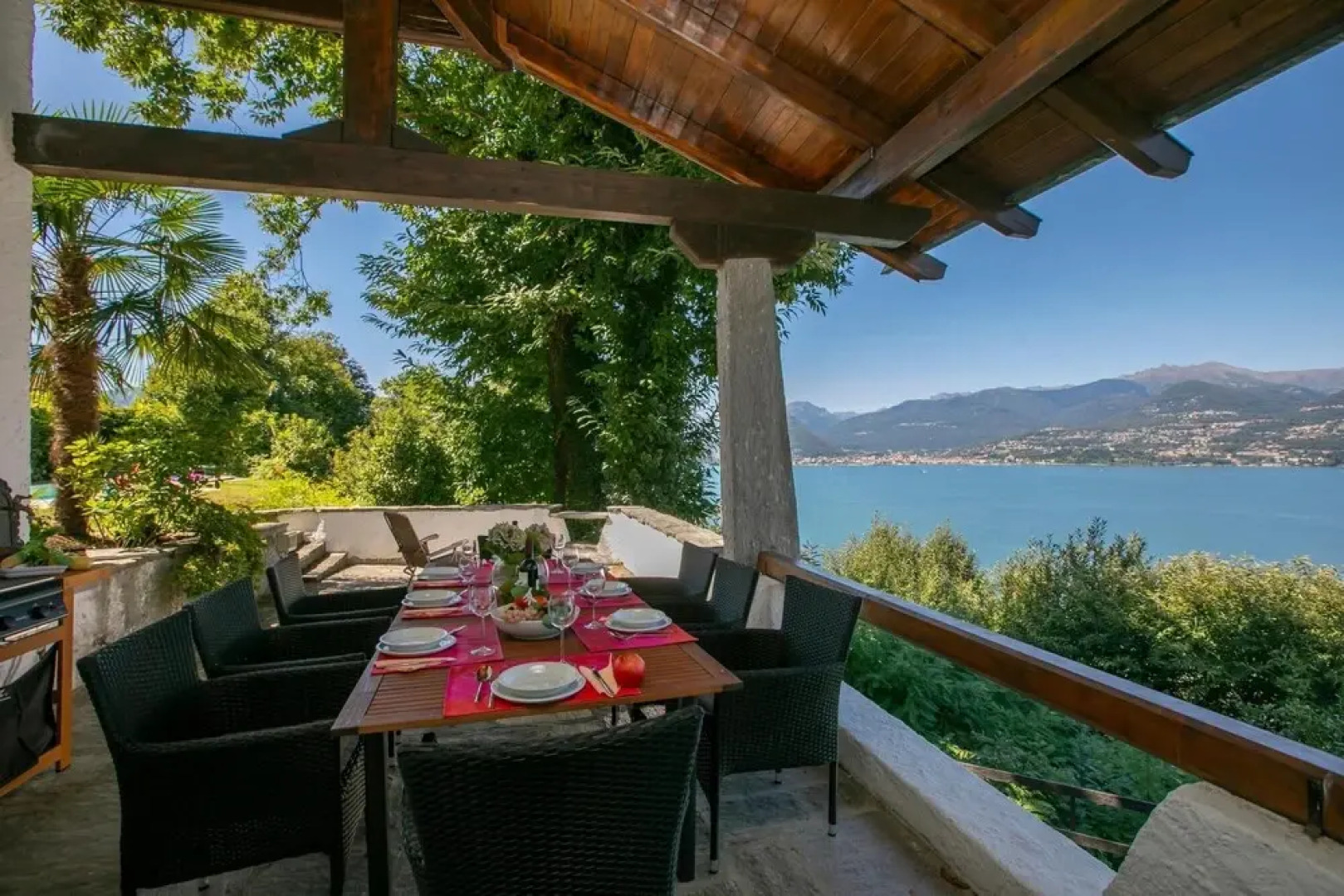 Villa Al Golfo Pool and View