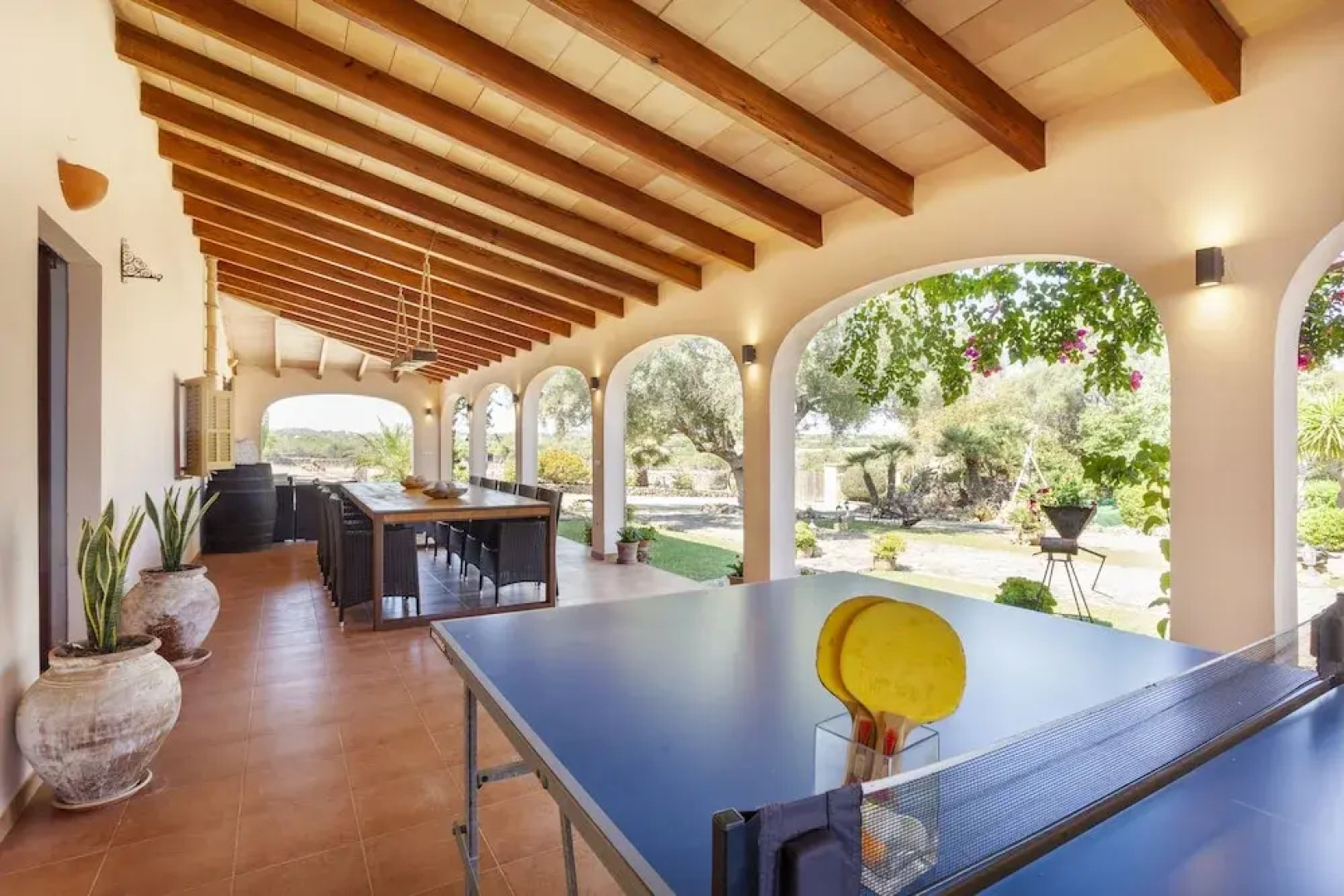 Villa in Can Picafort, Located in the Countryside, Near the Beach, has 5 Bedroom