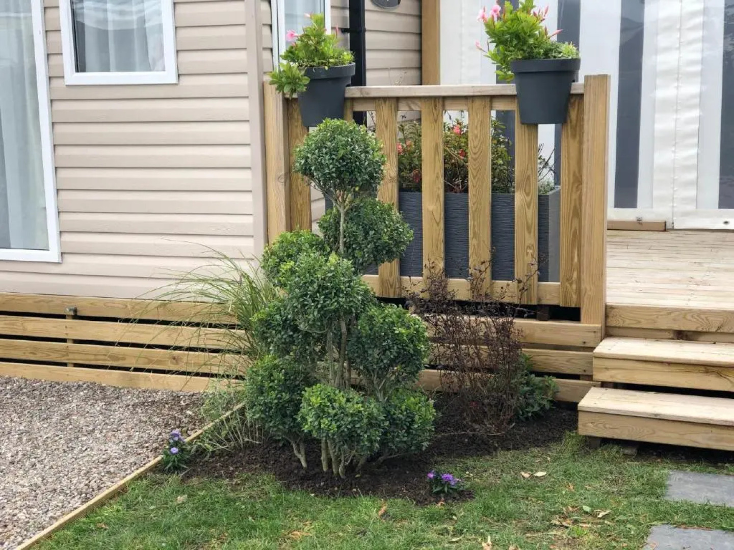 Mobil home de charme tout confort à 200 m de la mer