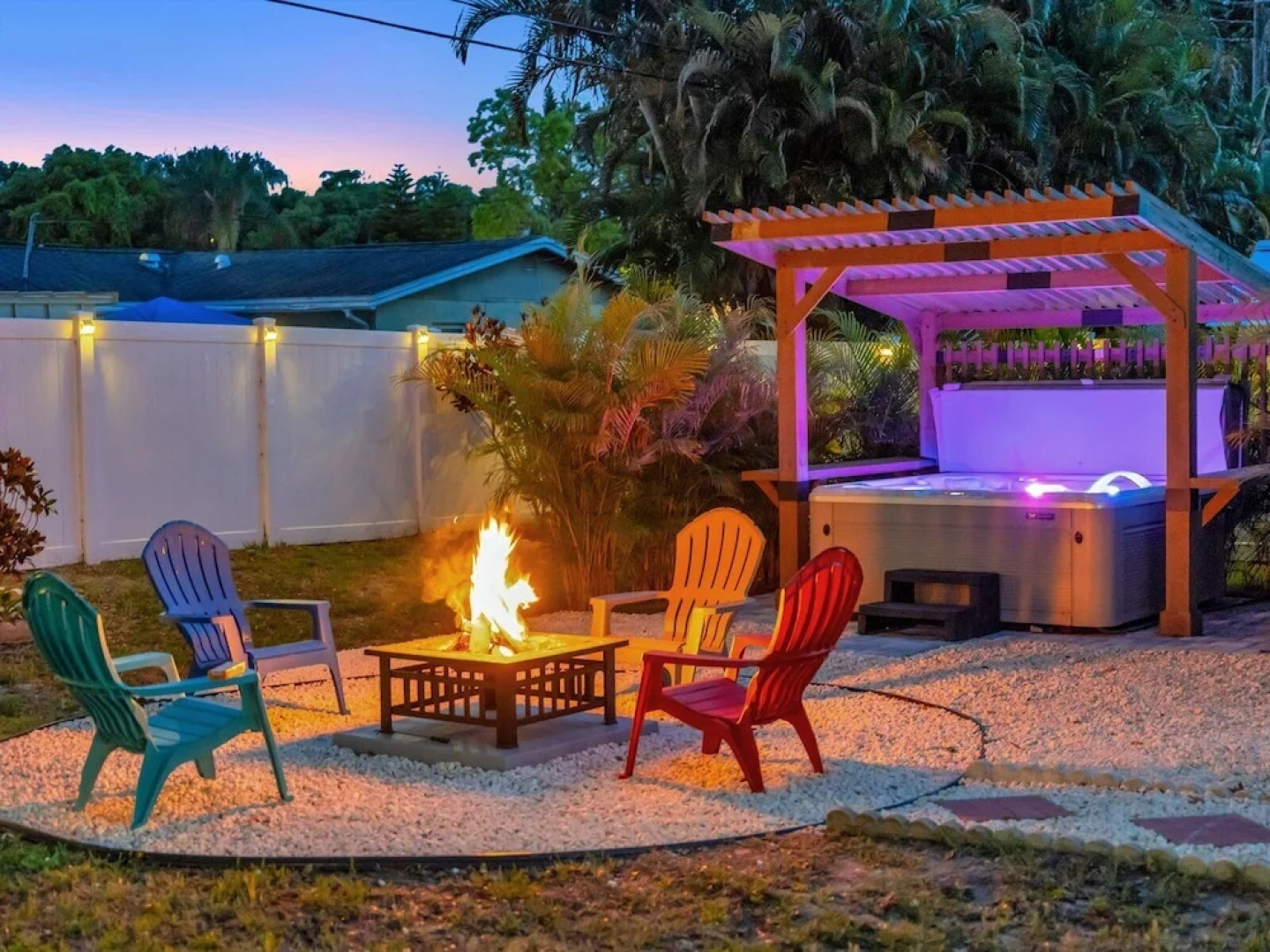 The Family Escape Hot Tub & BBQ near IRB