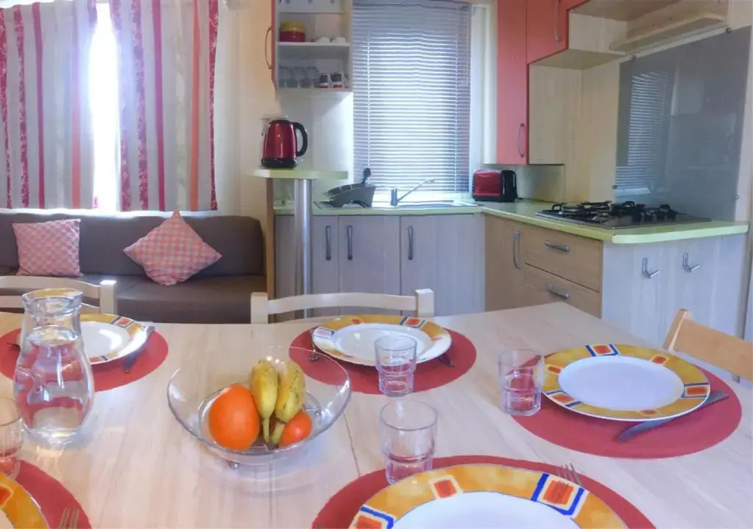 Mobilhome Climatisé 3ch 6p Dans Parc Des 7 Fonts