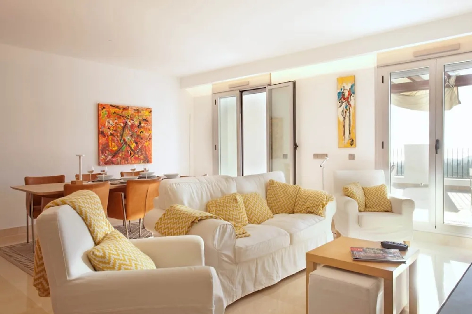 Modern Apartment With Balcony