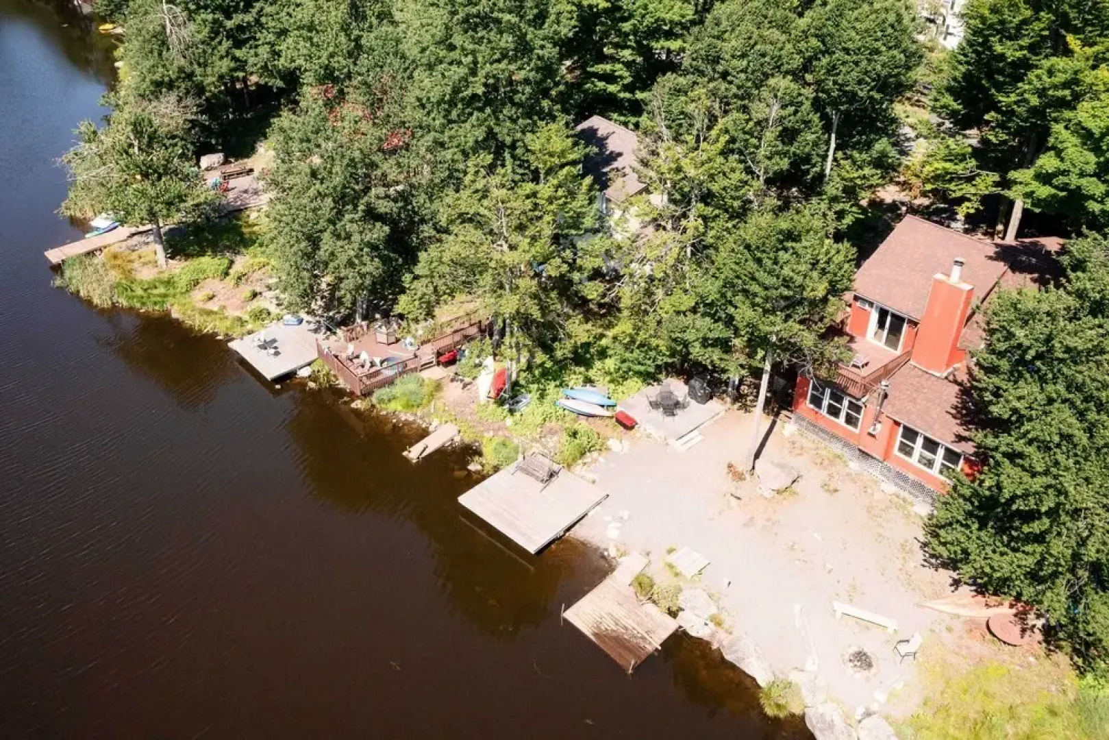 Lakefront Retreat w/ Dock & Yard in Tobyhanna!