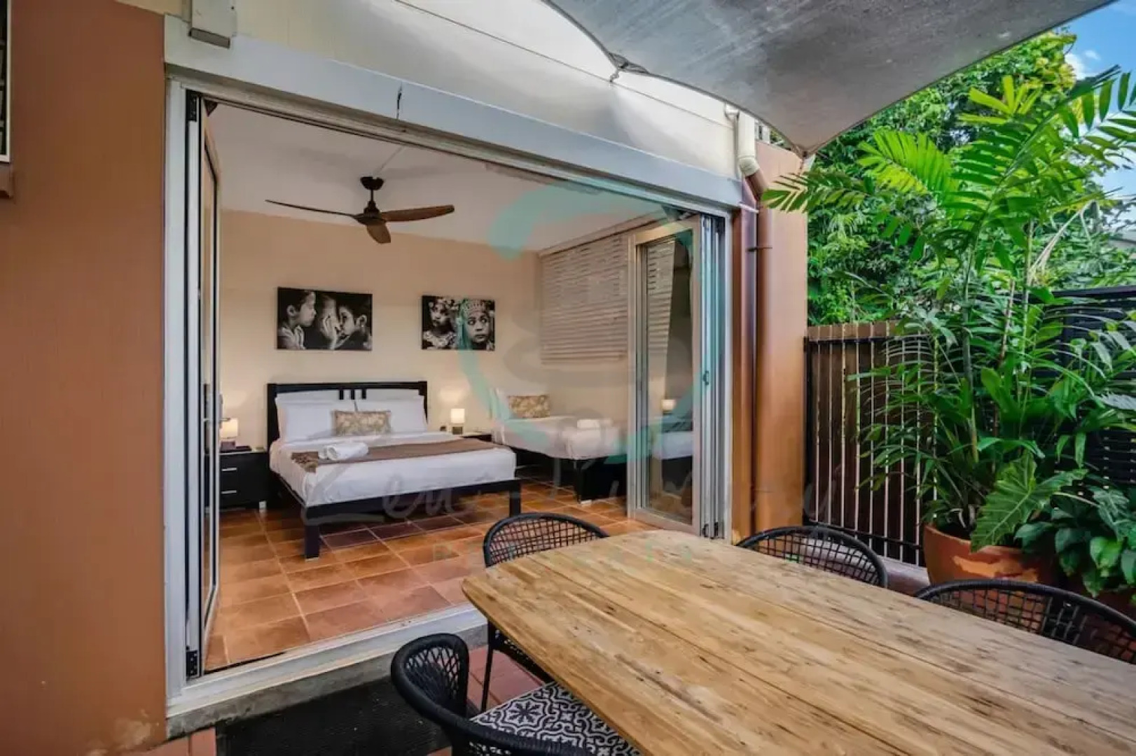 Zen Serene Seascape Family Pool BBQ Markets