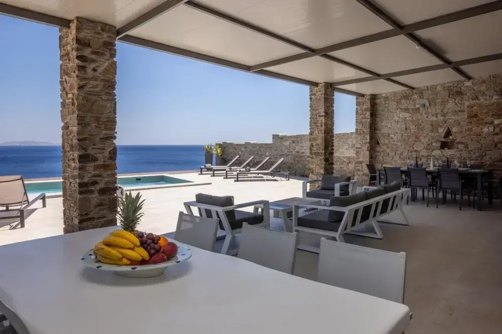 Aegean Whispers Sea Front Villa in Tinos