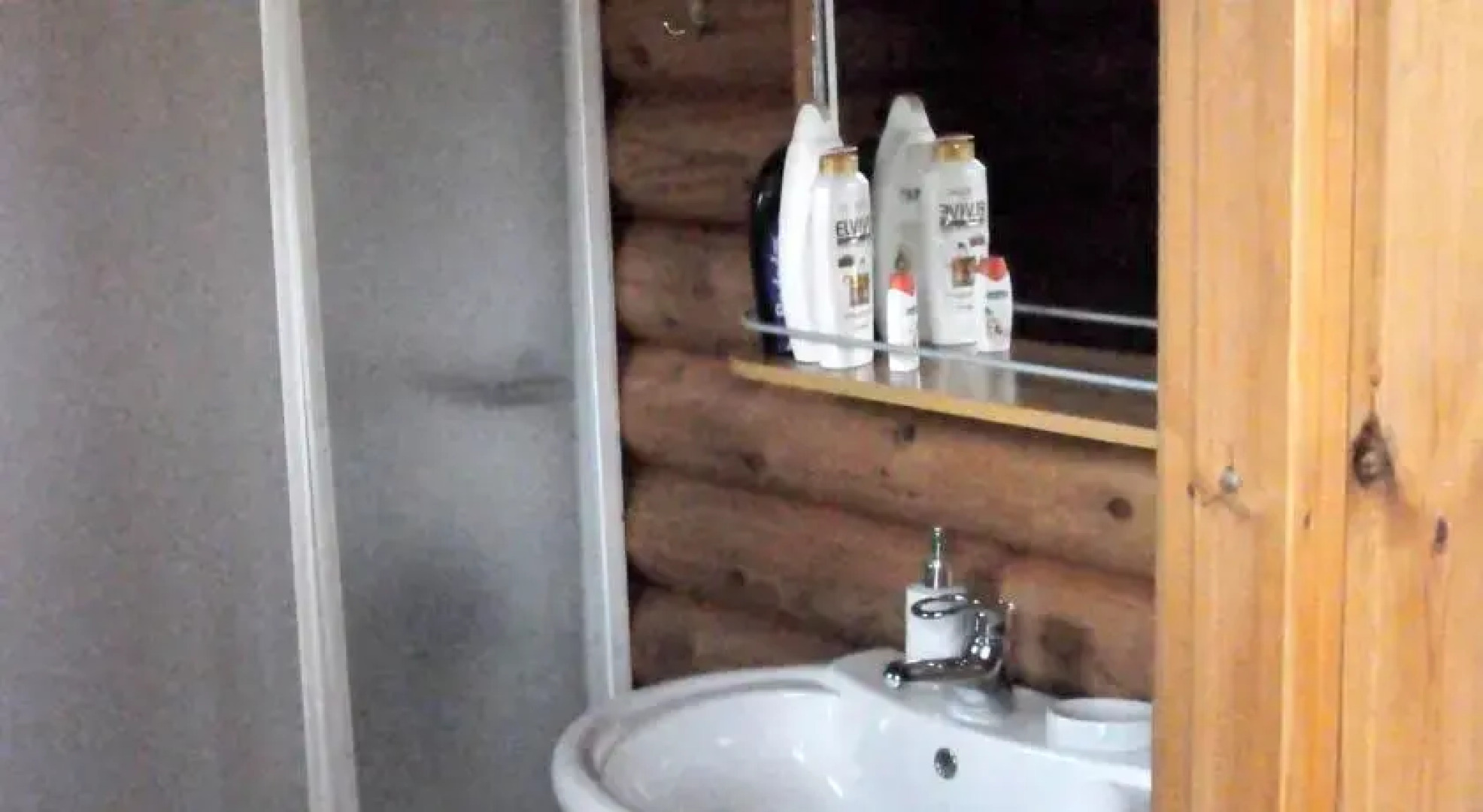 Wooden Challet Winter And Summer