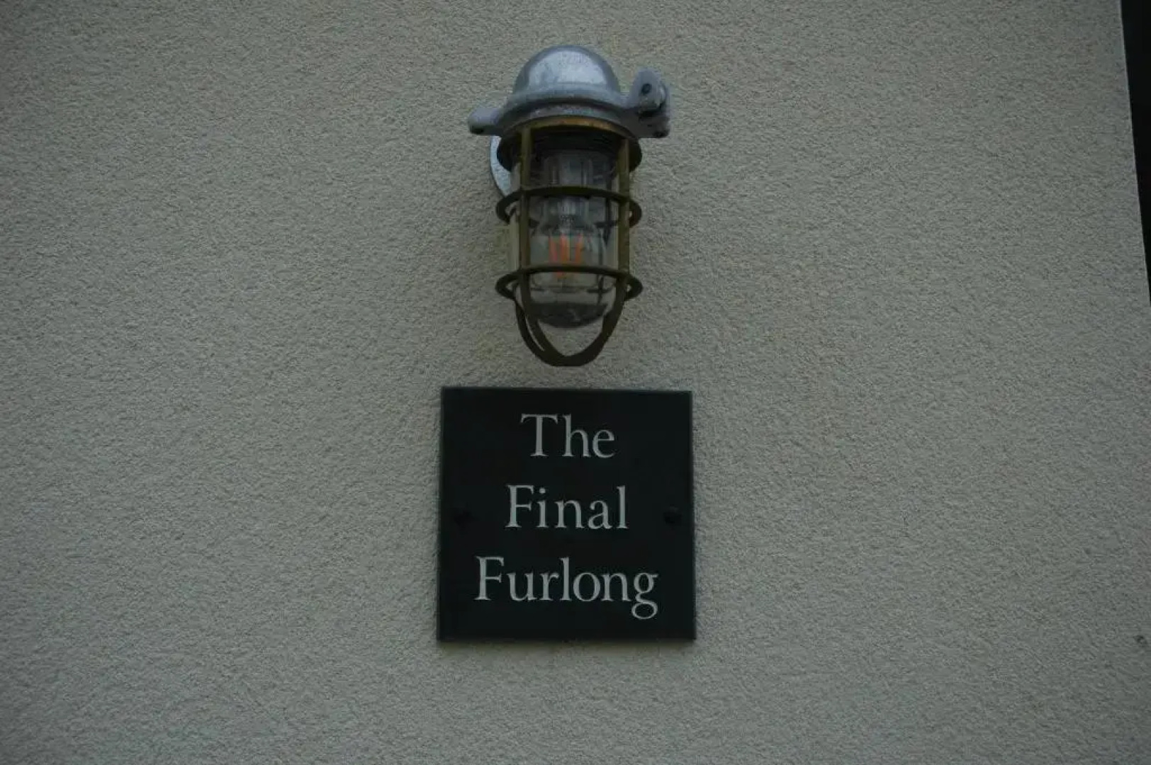 The Final Furlong