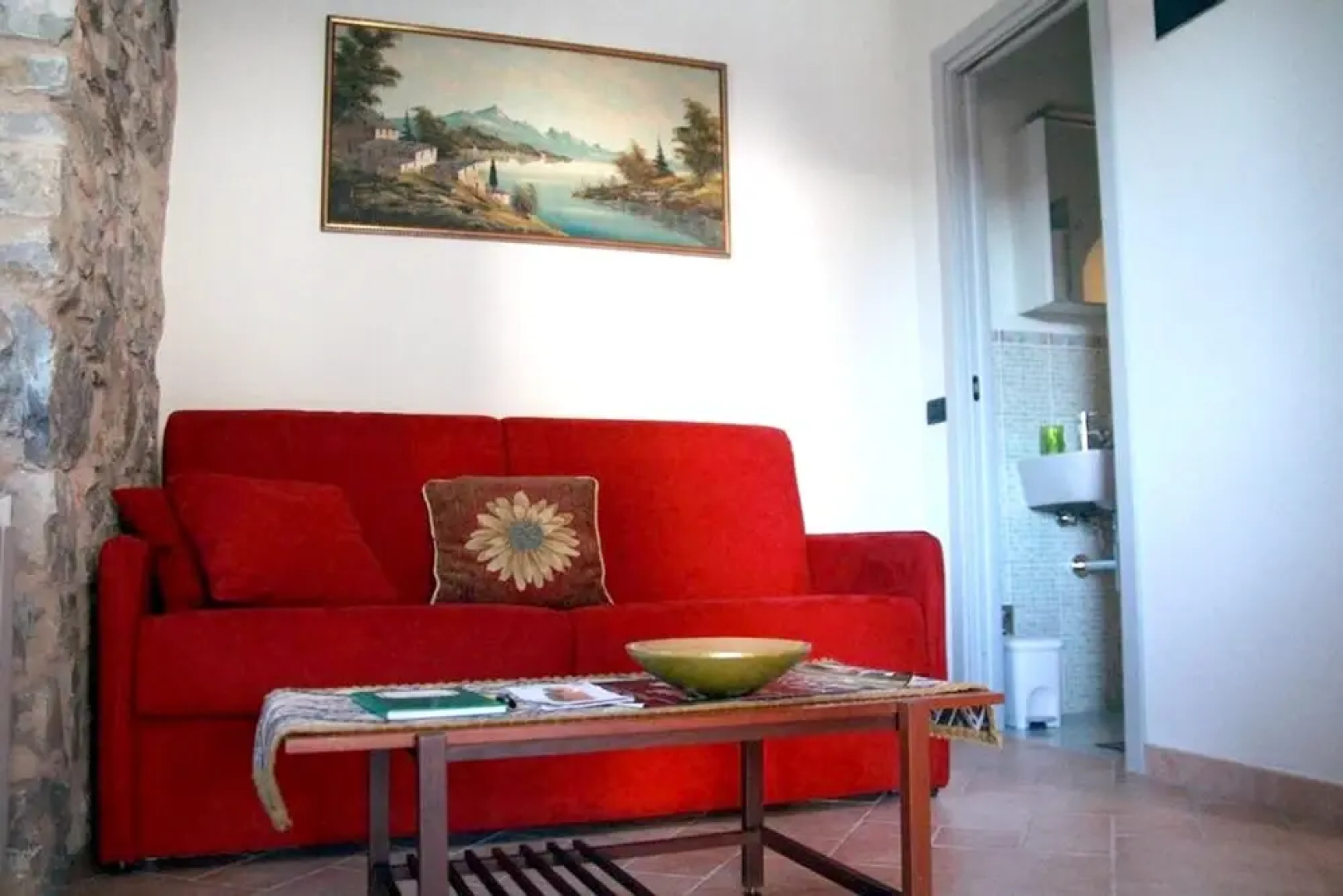 Apartment With one Bedroom in Orturano, With Wonderful City View, Enclosed Garden and Wifi - Near the Slopes