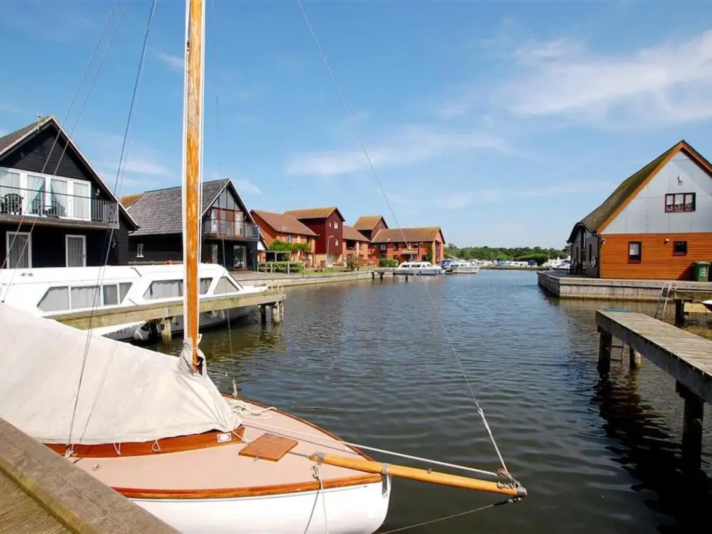 Holiday Residence on the Water With Docking Space for two Boats