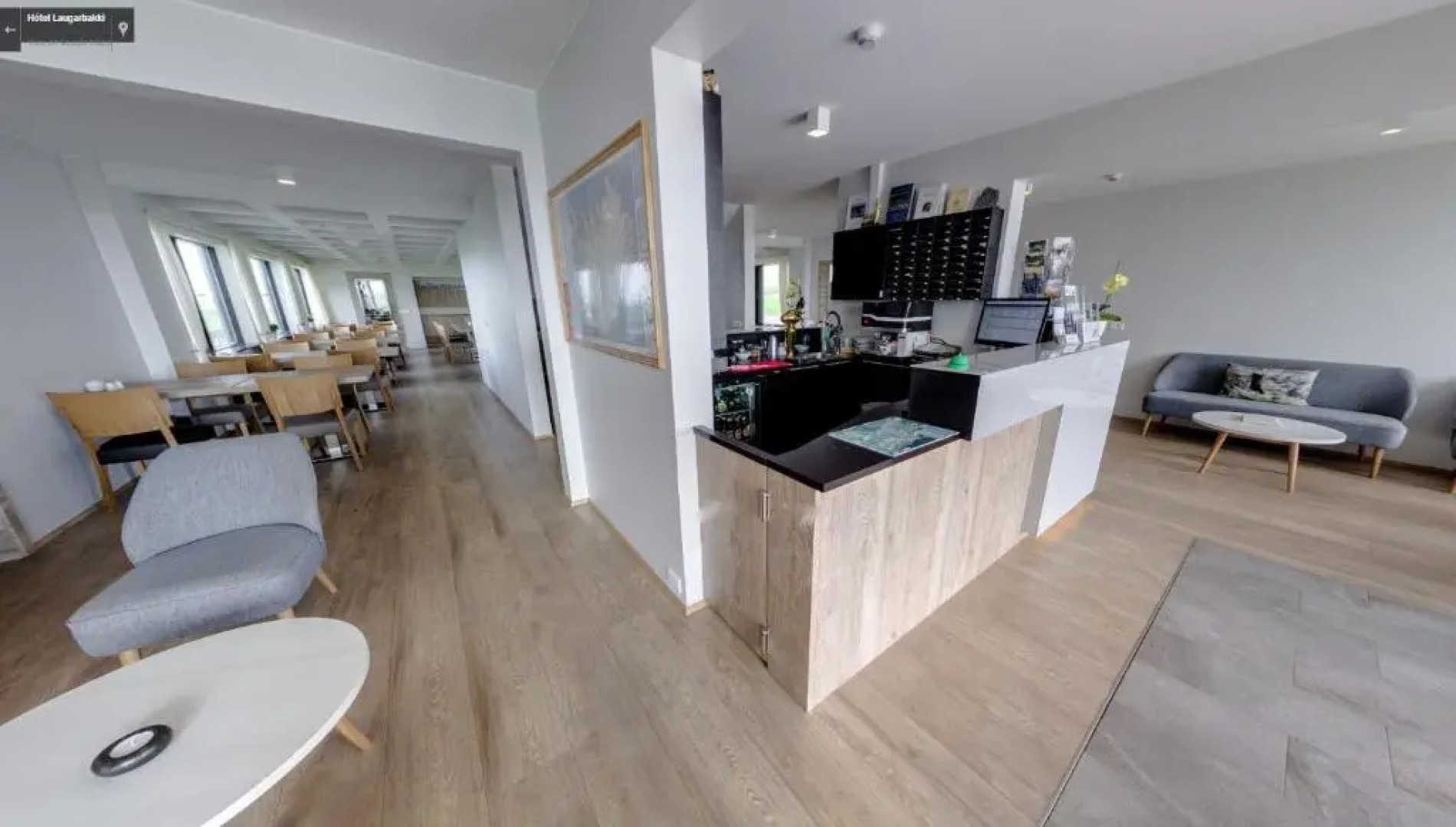 Отель Laugarbakki