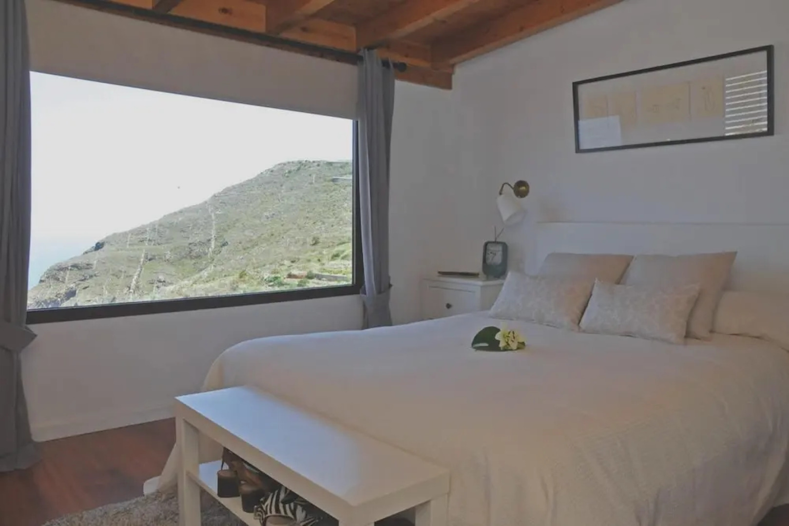 House with 2 Bedrooms in Los Silos, with Wonderful Sea View, Furnished Terrace And Wifi - 5 Km From the Beach