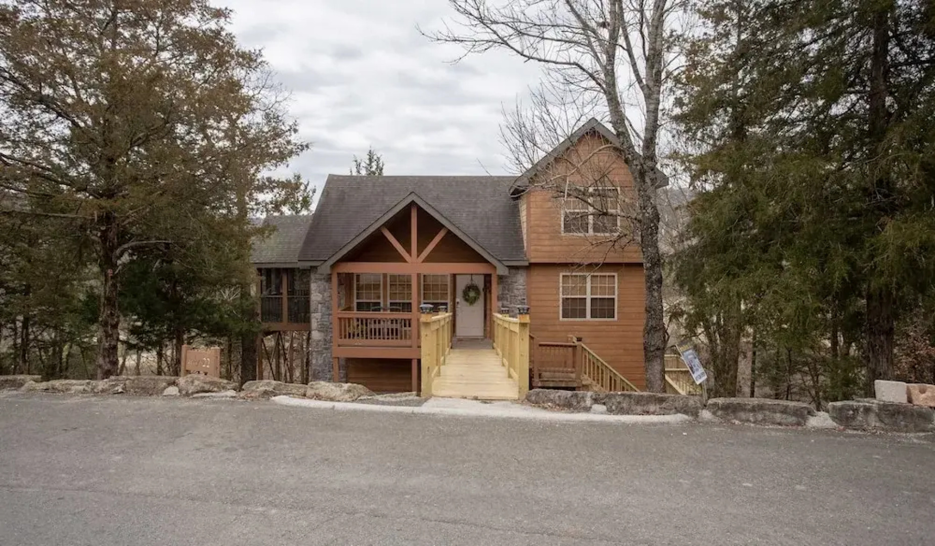 Whispering Woods Lodge by RedAwning