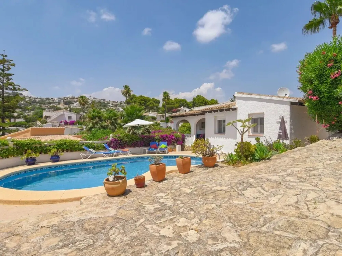 Beautiful Family House in Moraira Private Swimming Pool Near the Golf Course